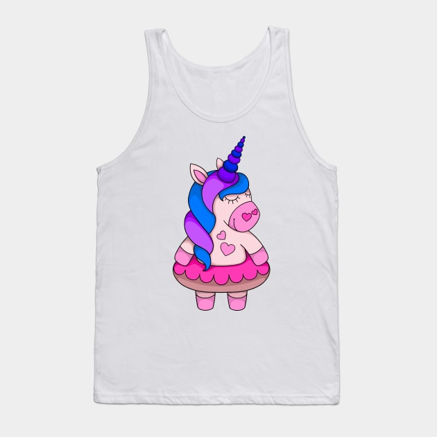 Donut unicorn Tank Top by Mashmuh